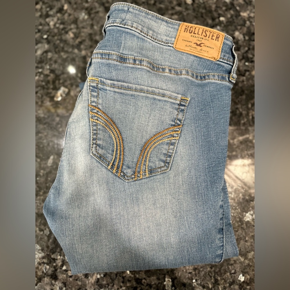 Hollister Women's Holy Super Skinny Blue Jeans Size 5R